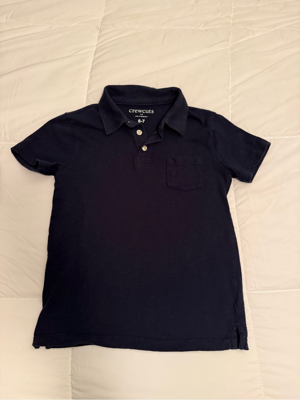 Jcrew Factory Crew Cuts - navy polo